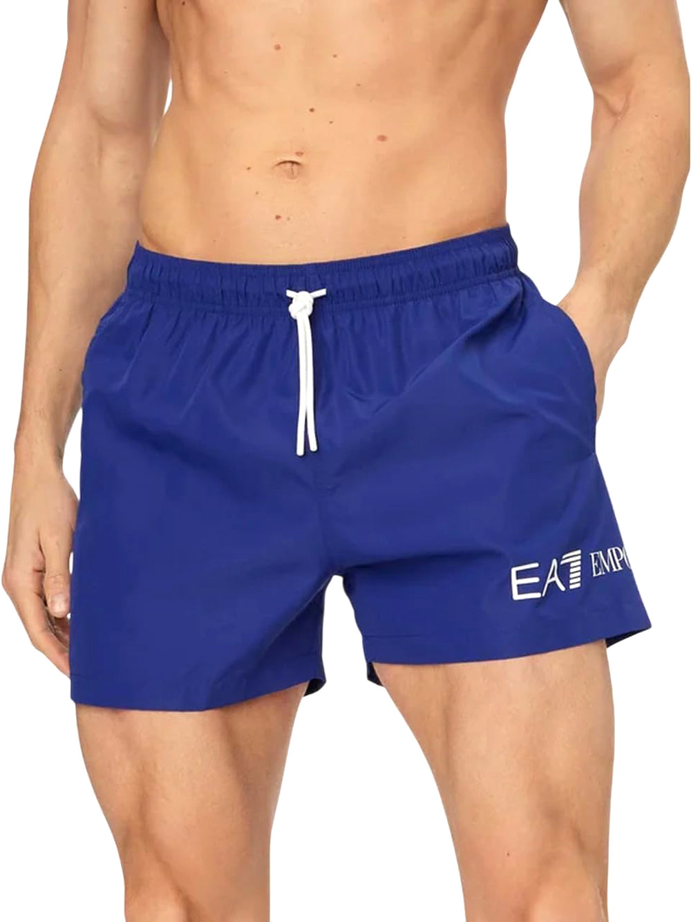 Ea7 Emporio Armani Short Mare Uomo Mod. 7M002000 AF13049 MB471 Royal Blu