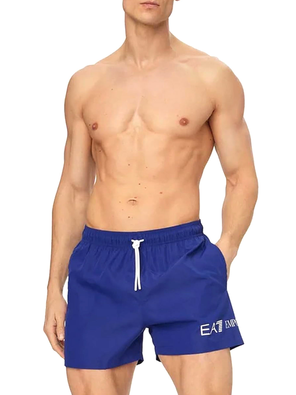 Ea7 Emporio Armani Short Mare Uomo Mod. 7M002000 AF13049 MB471 Royal Blu