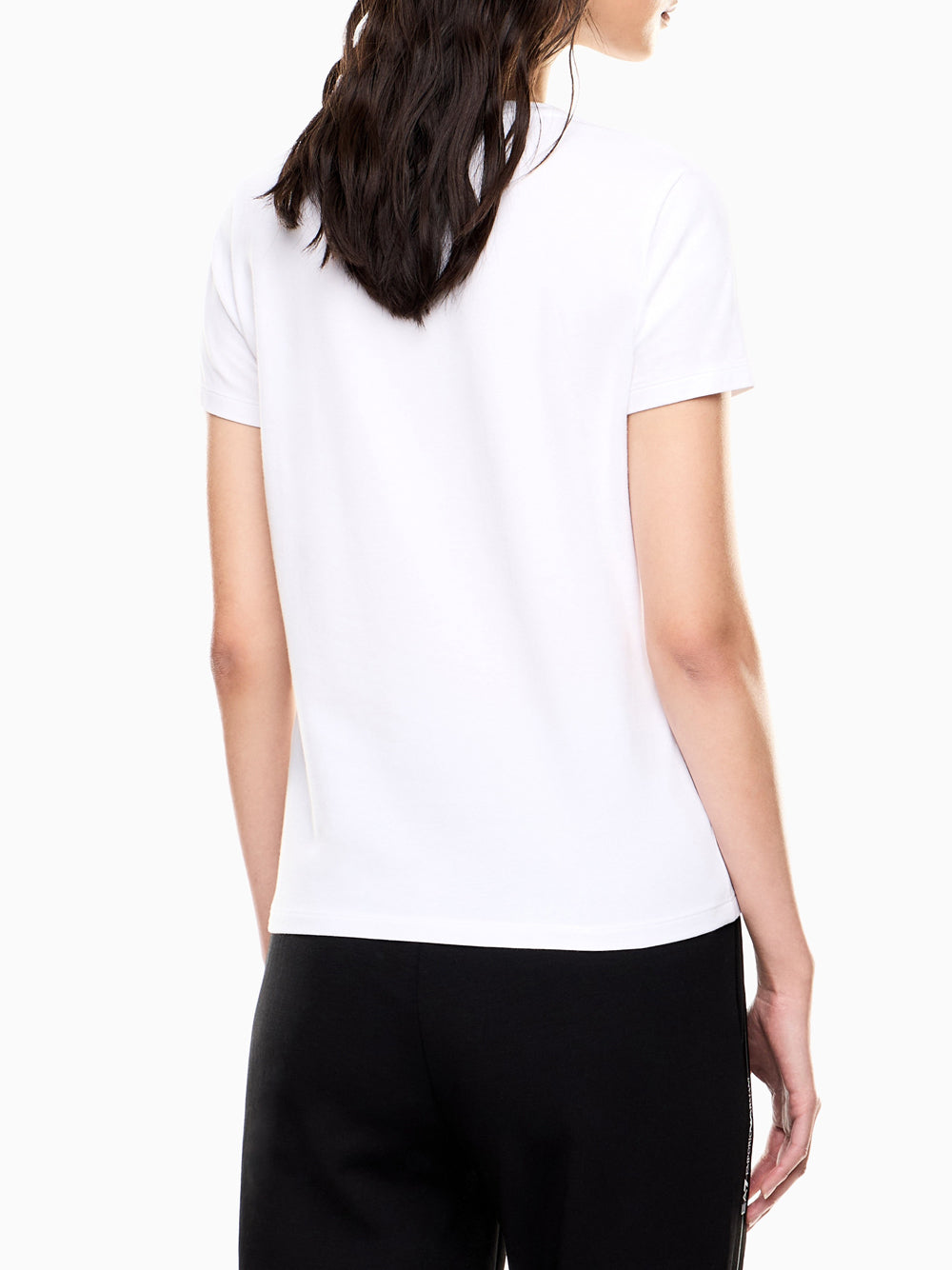 Ea7 Emporio Armani T-shirt Donna Mod. 7W001097 AF10373 U0002 Bianco