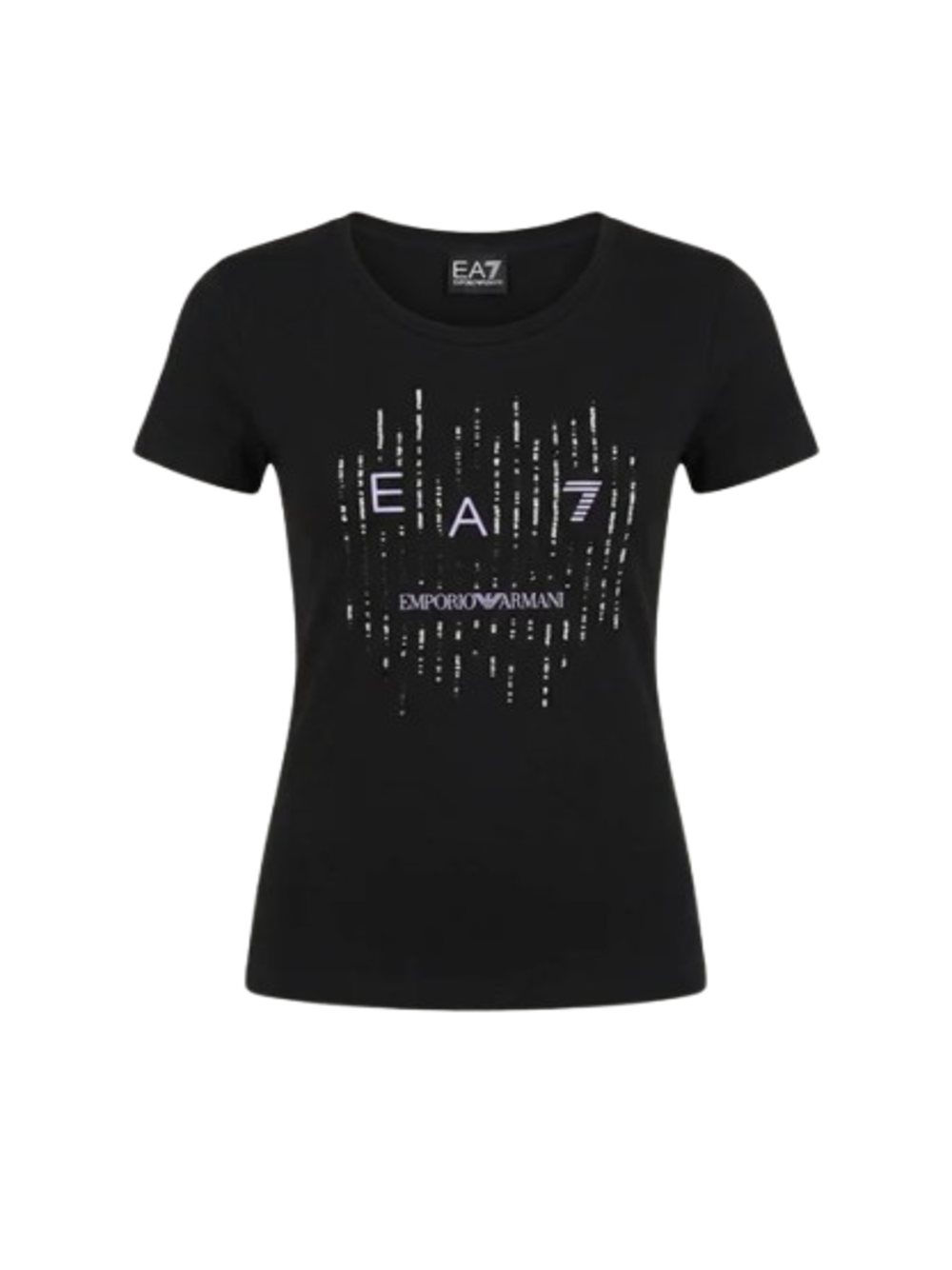 Ea7 Emporio Armani T-shirt Donna Mod. 7W001097 AF10373 UC001 Nero
