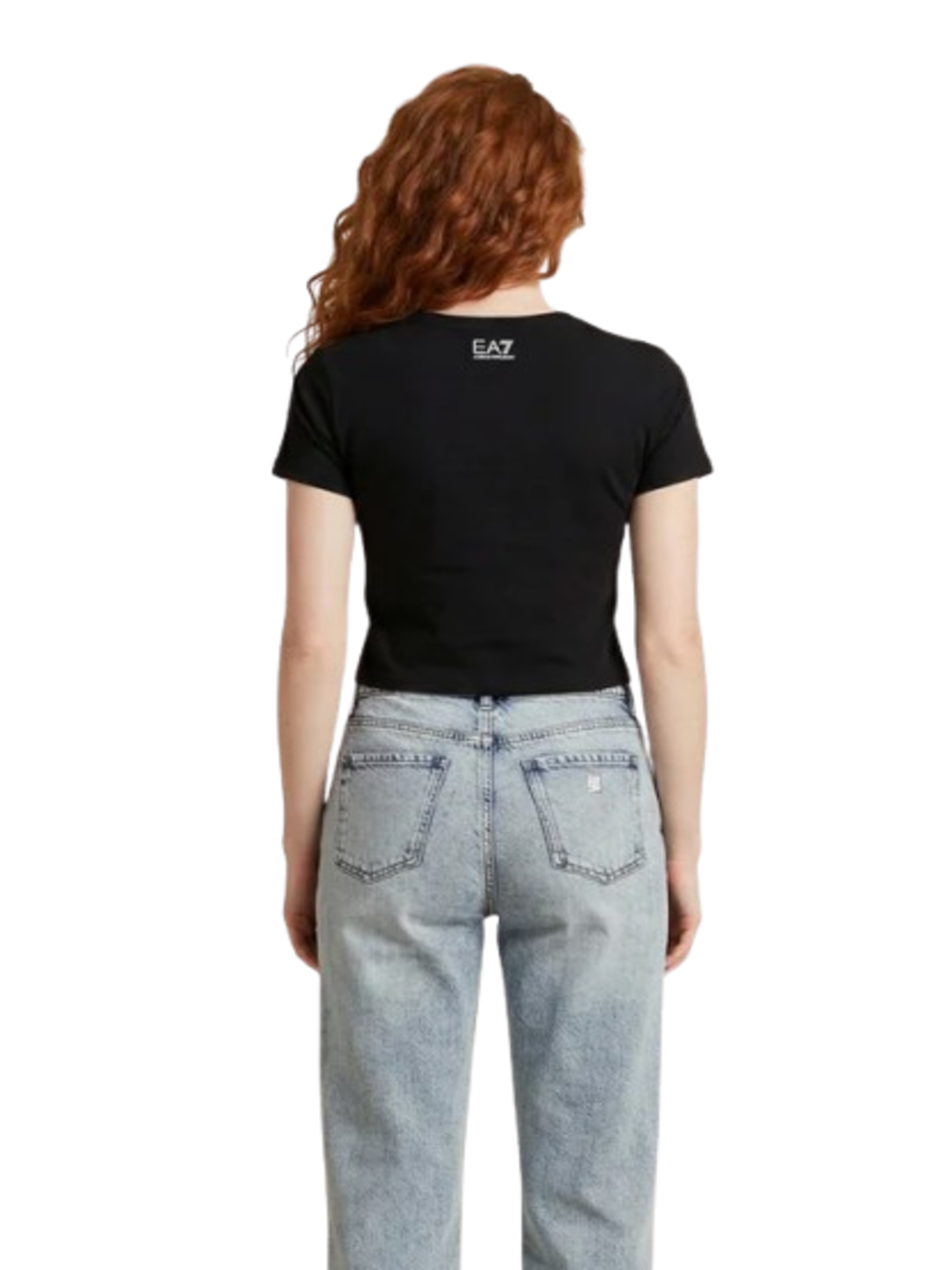 Ea7 Emporio Armani T-shirt Donna Mod. 7W001097 AF10373 UC001 Nero