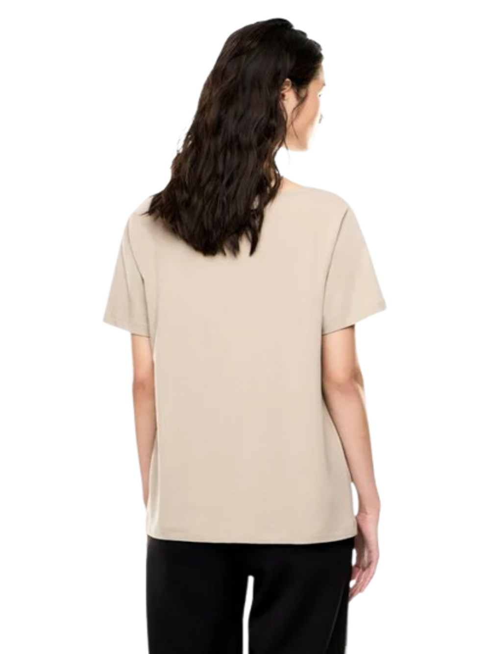 Ea7 Emporio Armani T-shirt Donna Mod. 7W001098 AF14880 U6225 Sabbia Beige
