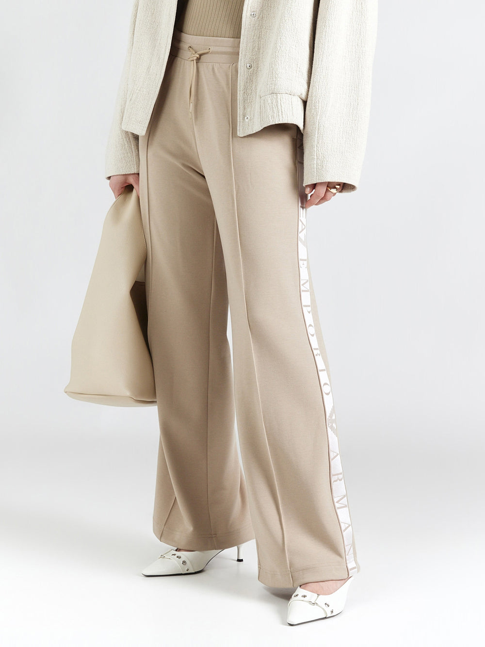 Pantalone Tuta Ea7 da Donna - Beige