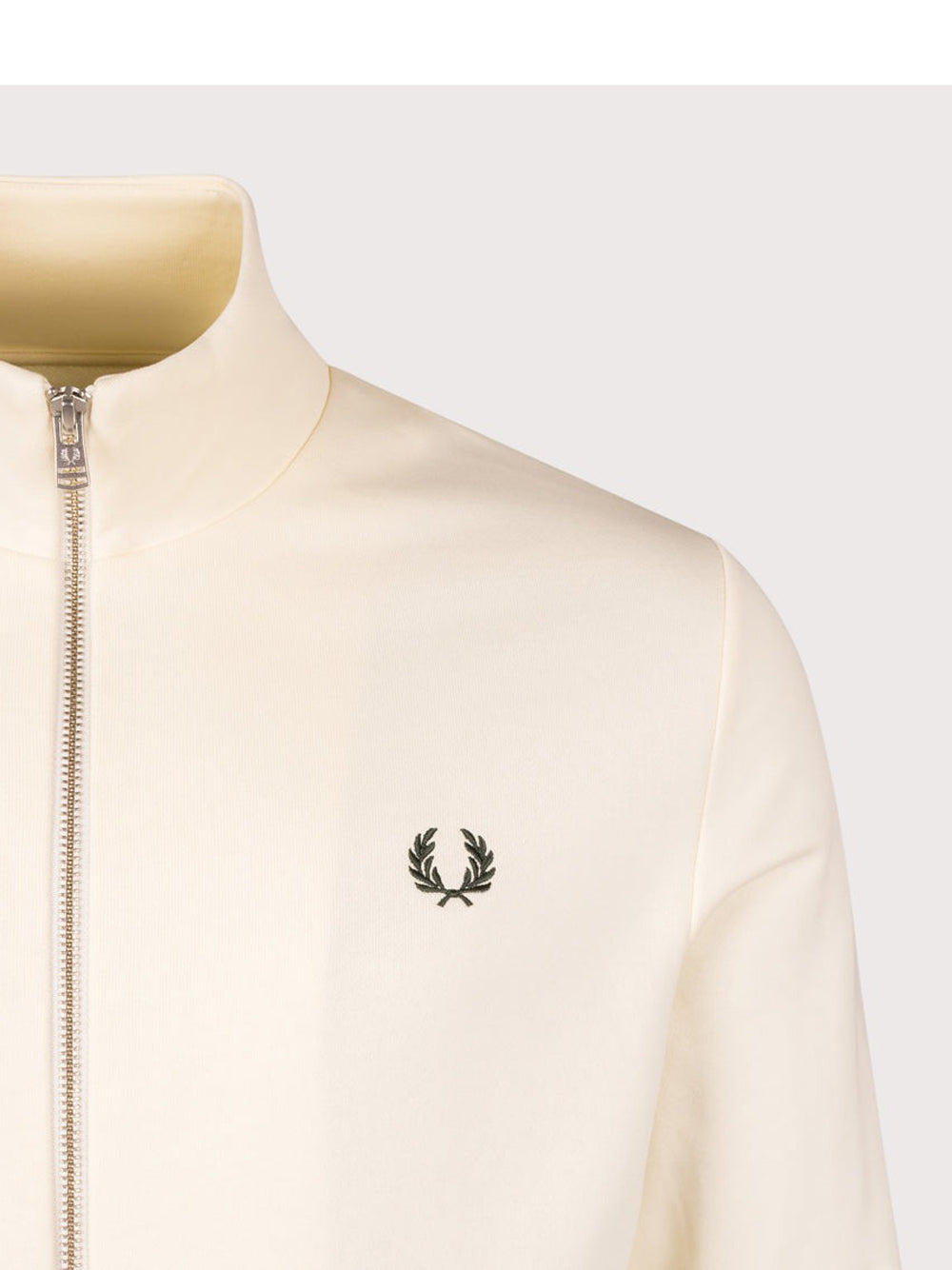 Felpa Zip Fred Perry da Uomo - Avorio