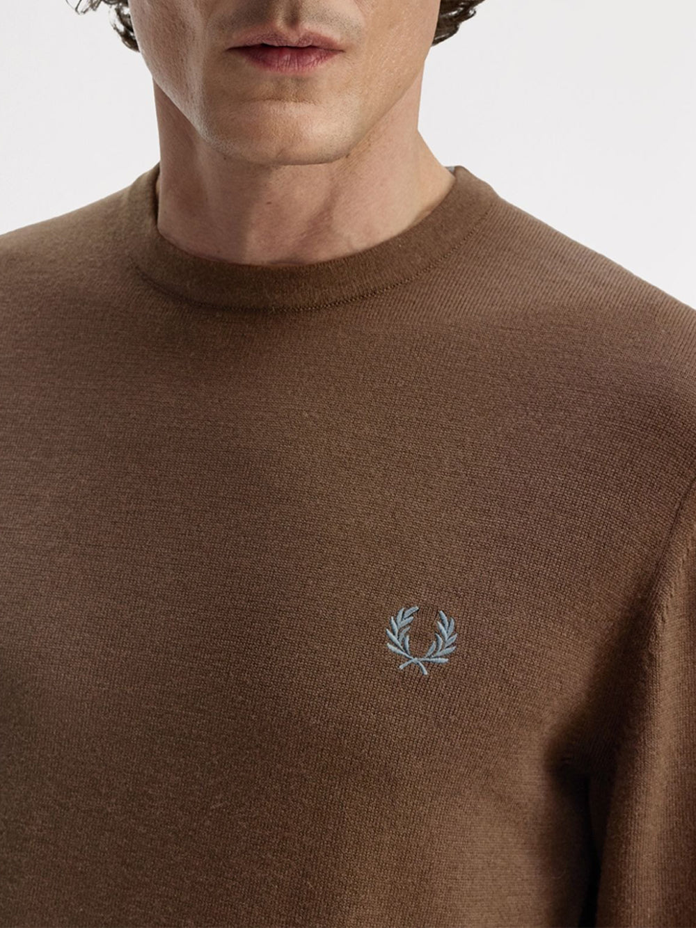 Pullover Fred Perry da Uomo - Marrone
