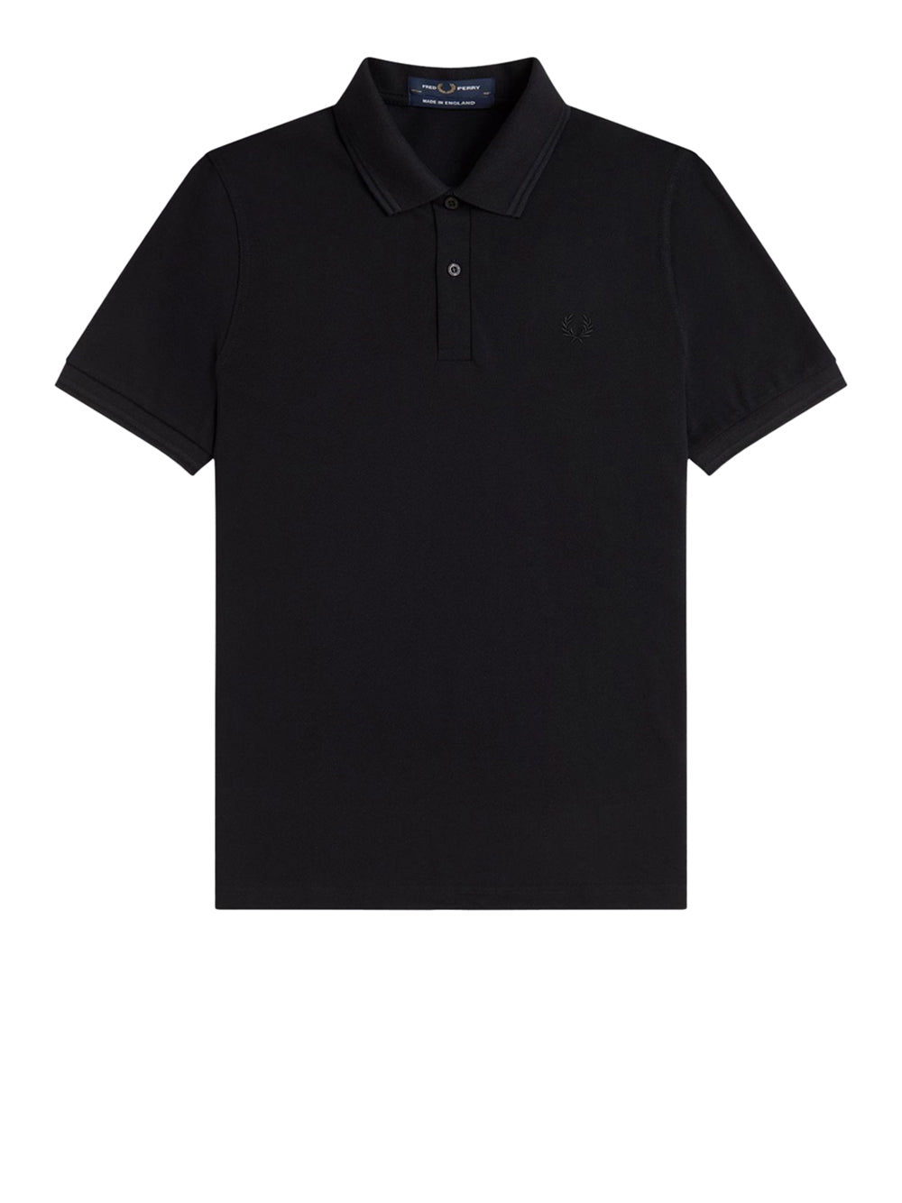 Polo Fred Perry Twin Tipped da Uomo - Nero
