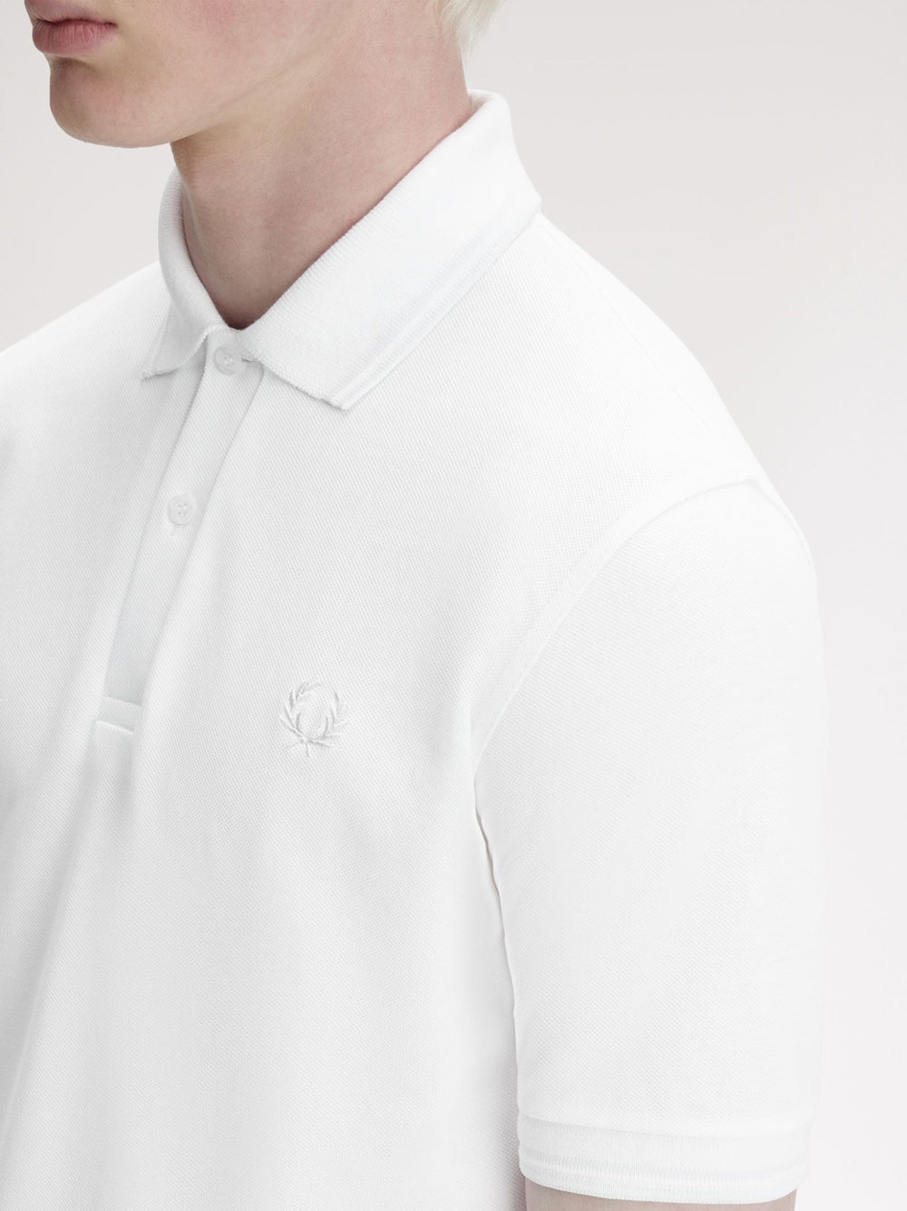Polo Fred Perry Twin Tipped da Uomo - Bianco