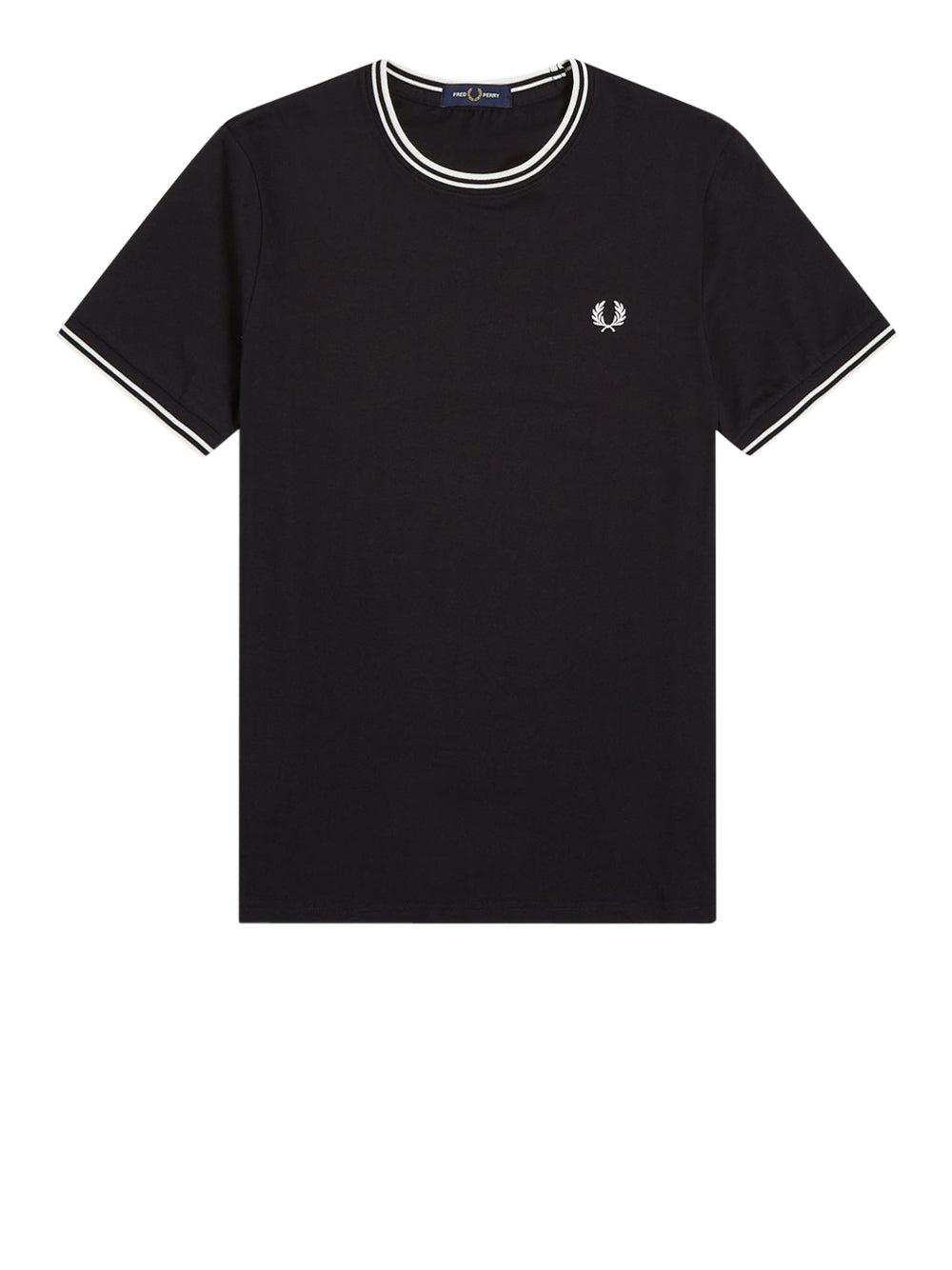 T-shirt Fred Perry Twin Tipped da Uomo - Nero