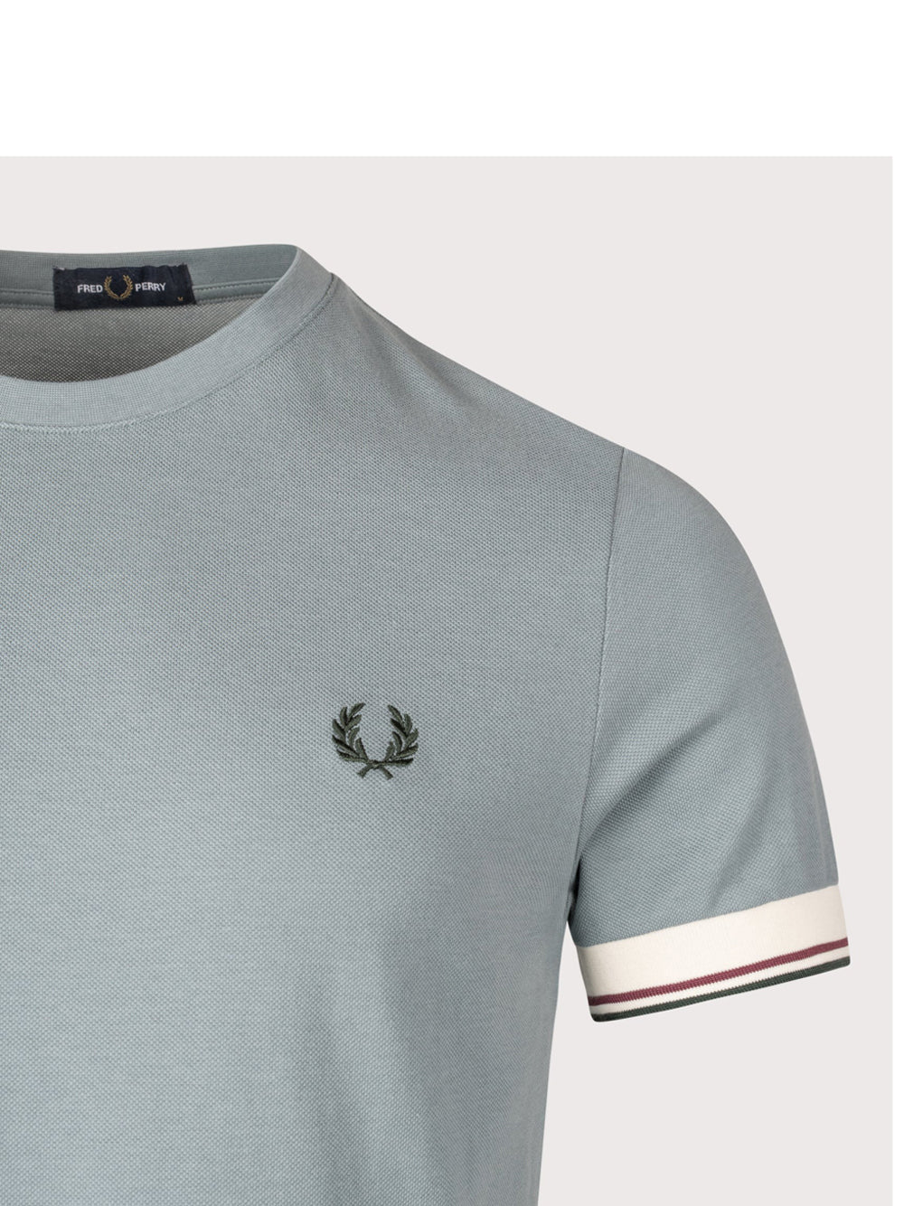 T-shirt Fred Perry Twin Tipped da Uomo - Celeste