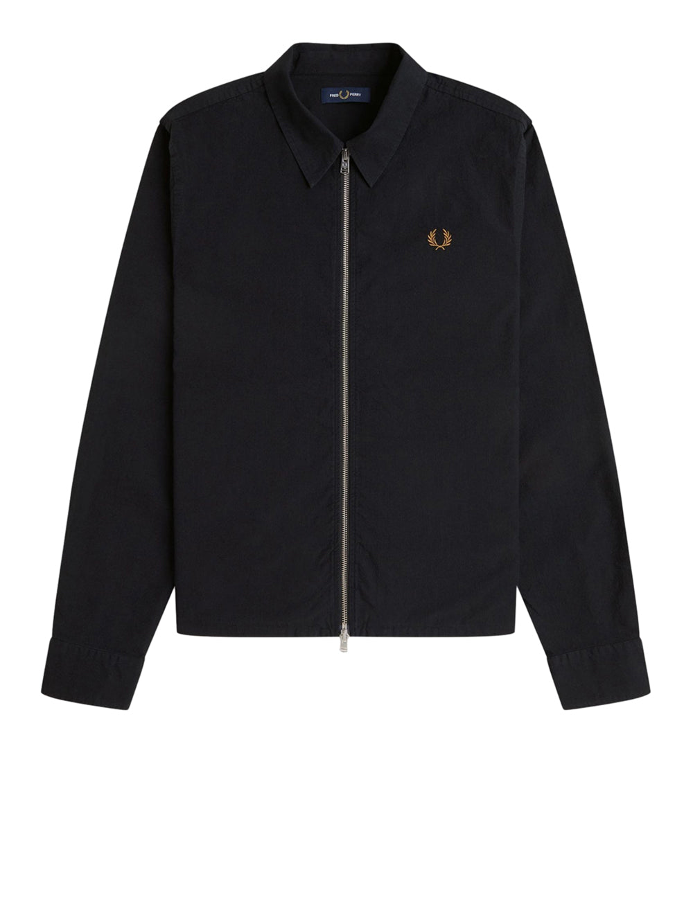 Giubbino Fred Perry Seersucker da Uomo - Nero
