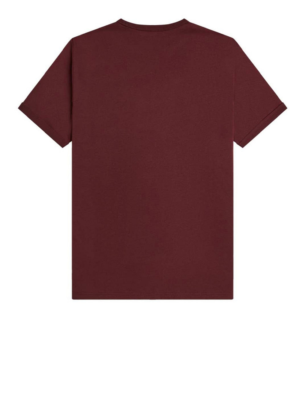 T-shirt Fred Perry Ringer da Uomo - Bordeaux