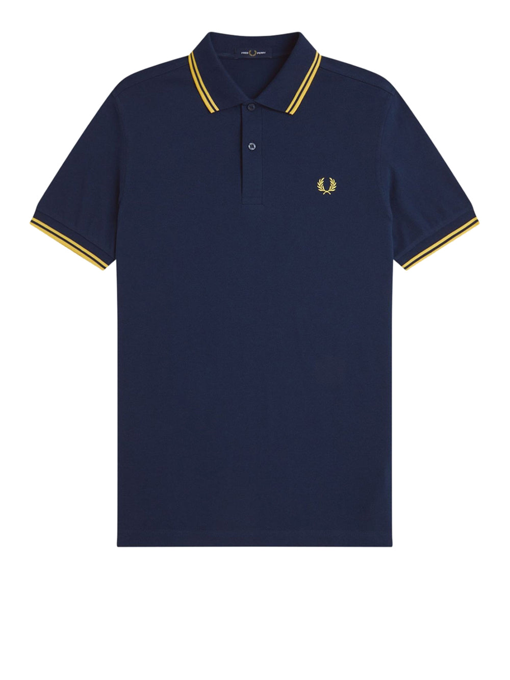 Polo Fred Perry Twin Tipped da Uomo - Blu