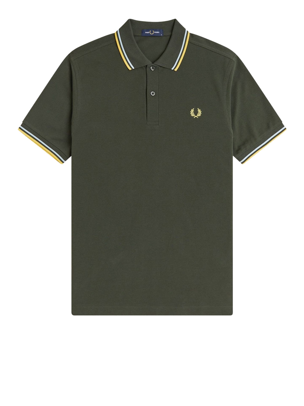 Polo Fred Perry Twin Tipped da Uomo - Verde