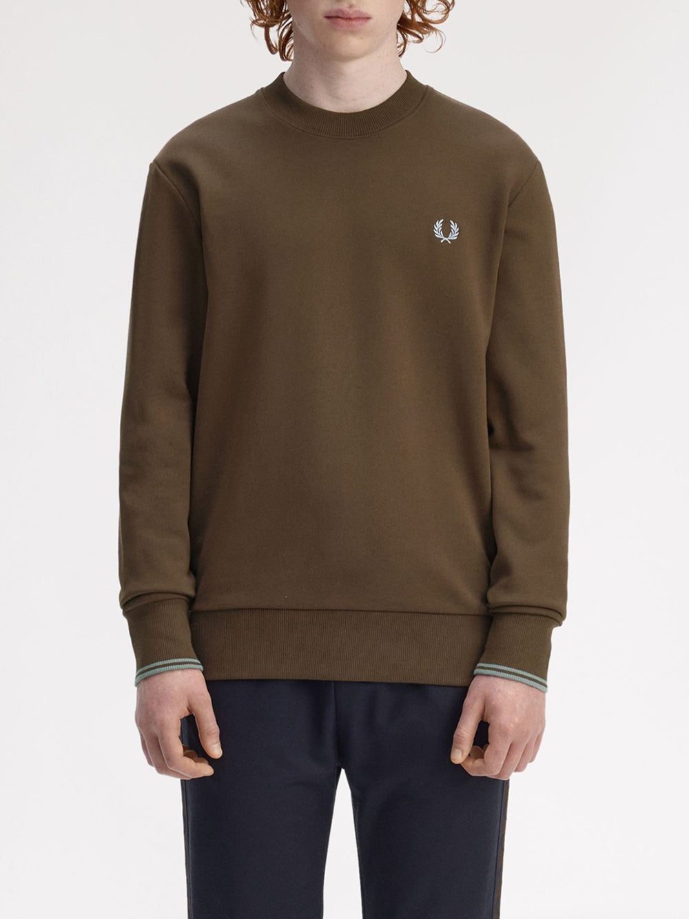 Felpa Fred Perry da Uomo - Marrone