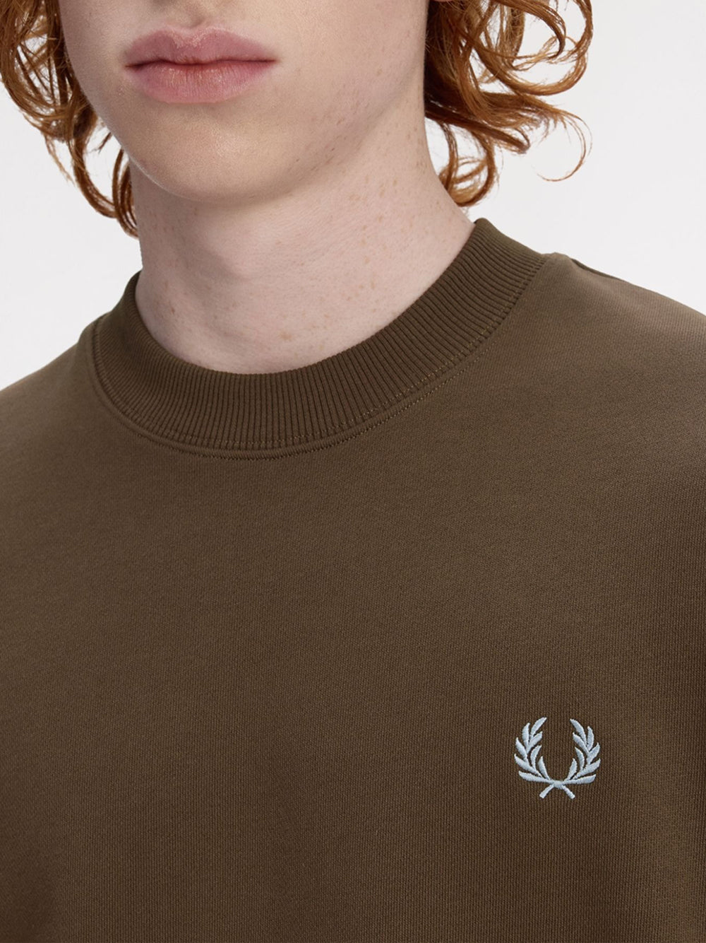 Felpa Fred Perry da Uomo - Marrone
