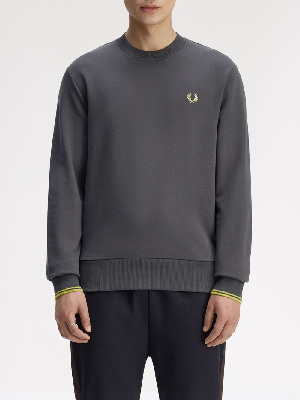 Felpa Fred Perry da Uomo - Grigio