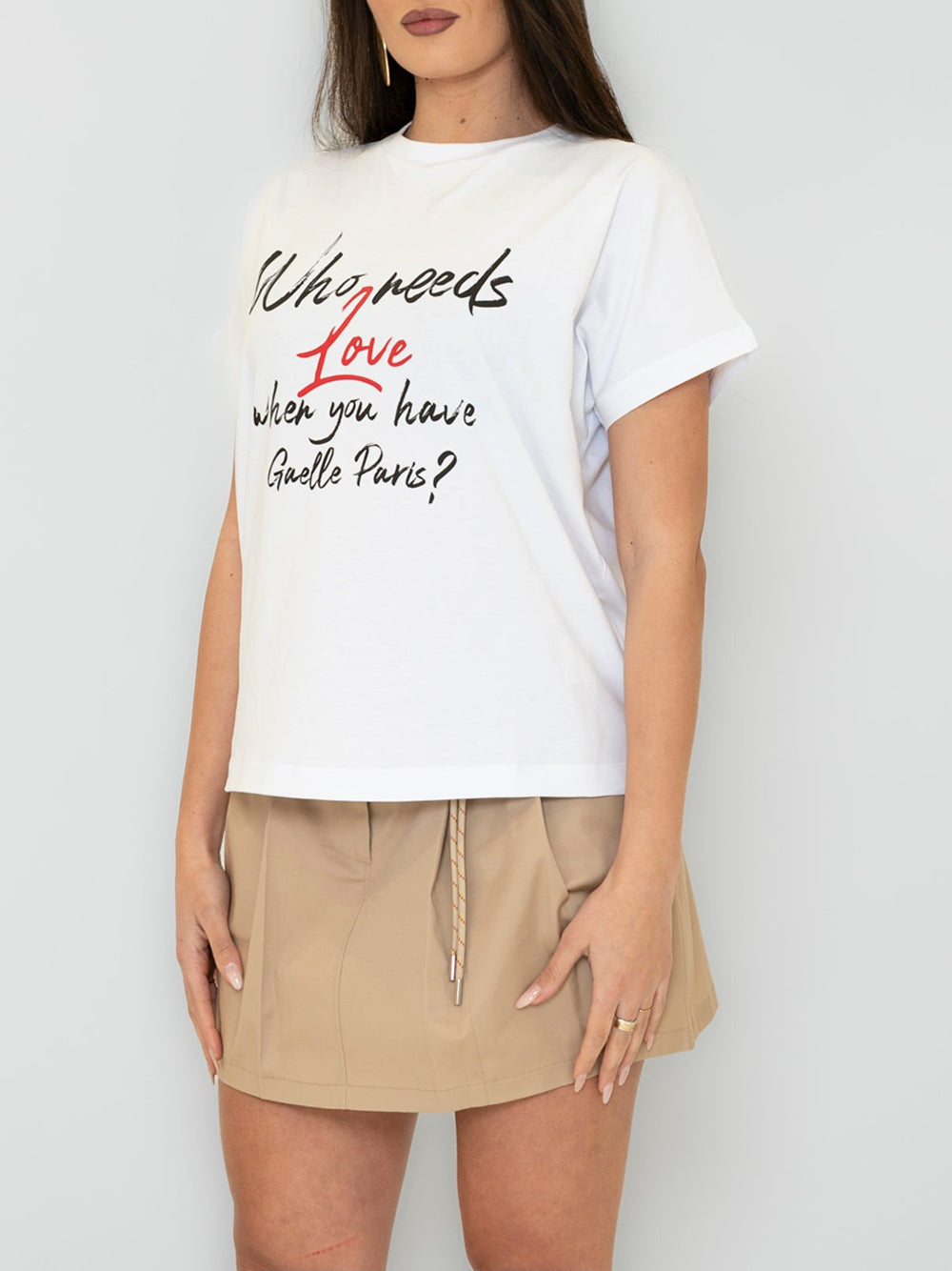 Gaëlle Paris T-shirt Gaelle da Donna - Bianco
