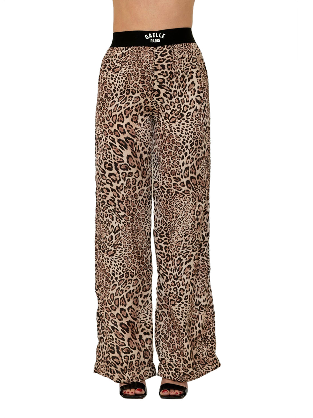 Gaëlle Paris Pantalone Gaelle da Donna - Maculato Marrone