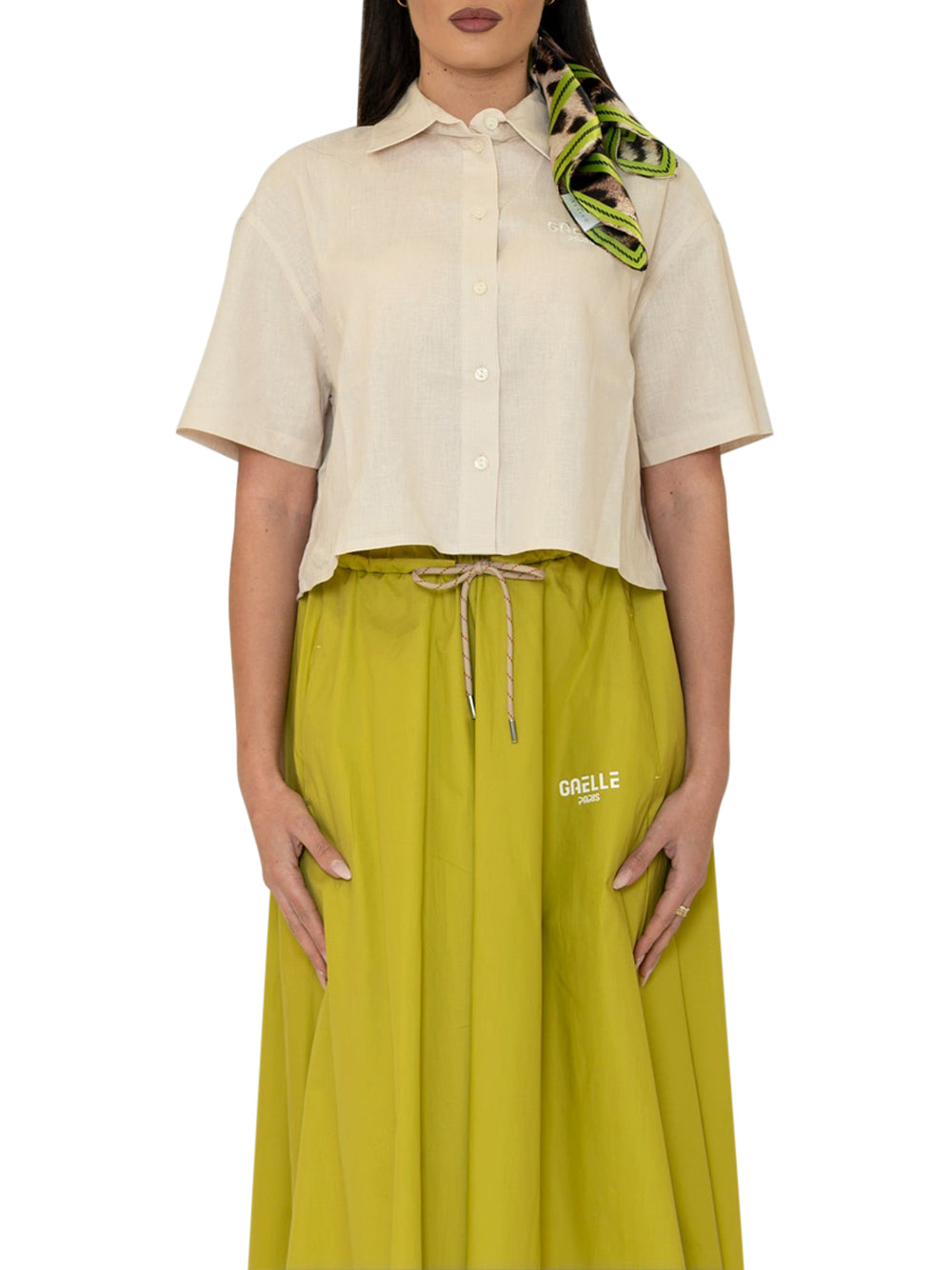Gaëlle Paris Camicia Gaelle da Donna - Avorio