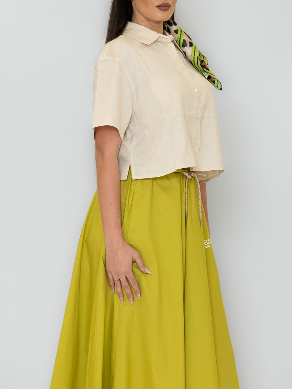 Gaëlle Paris Camicia Gaelle da Donna - Avorio