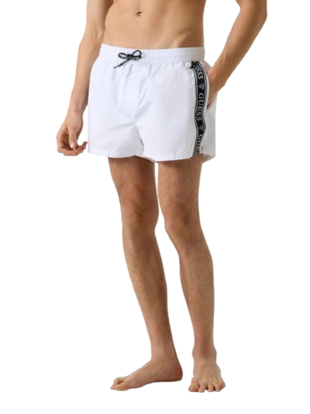 Guess Short Mare Uomo Mod. F6GT00 WN162 G011 Bianco