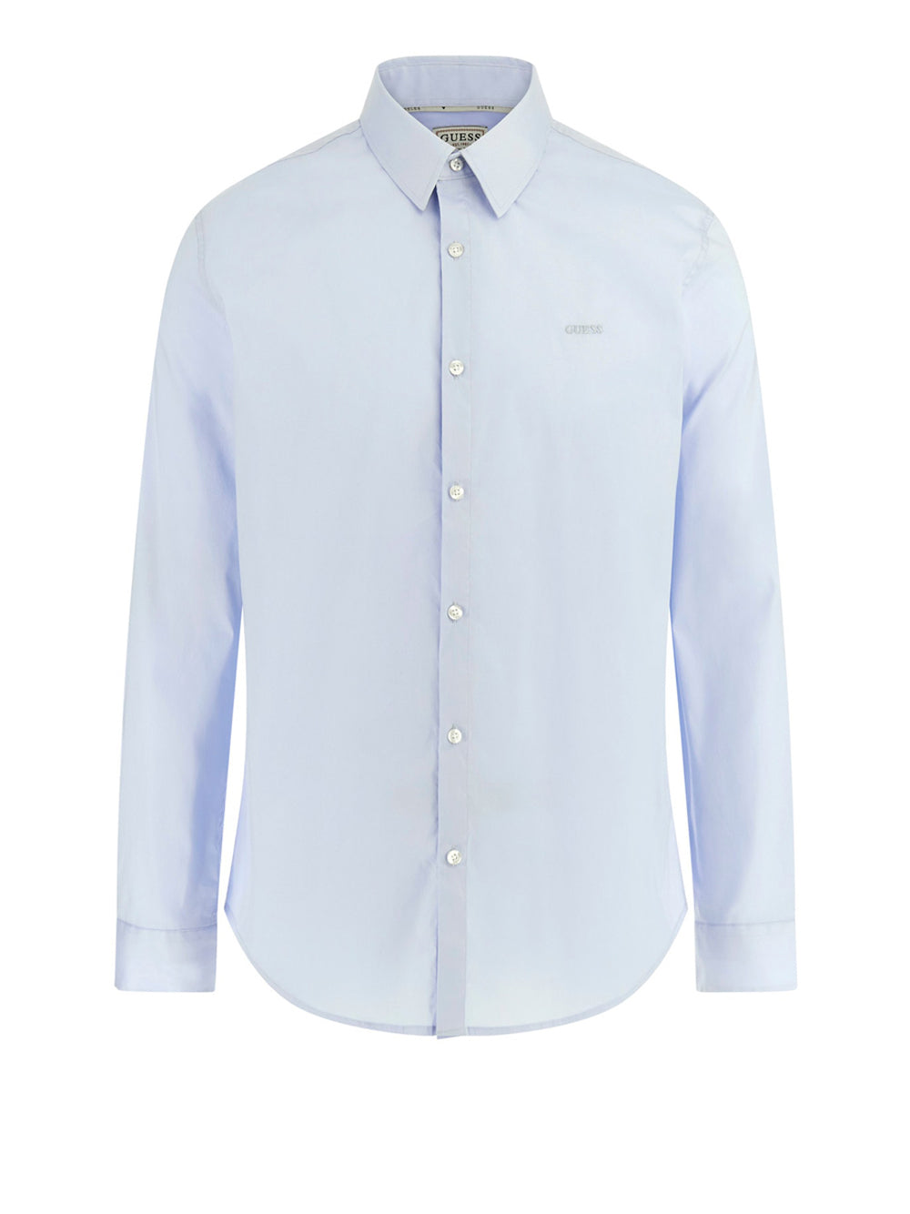 Camicia Classica Guess da Uomo - Celeste