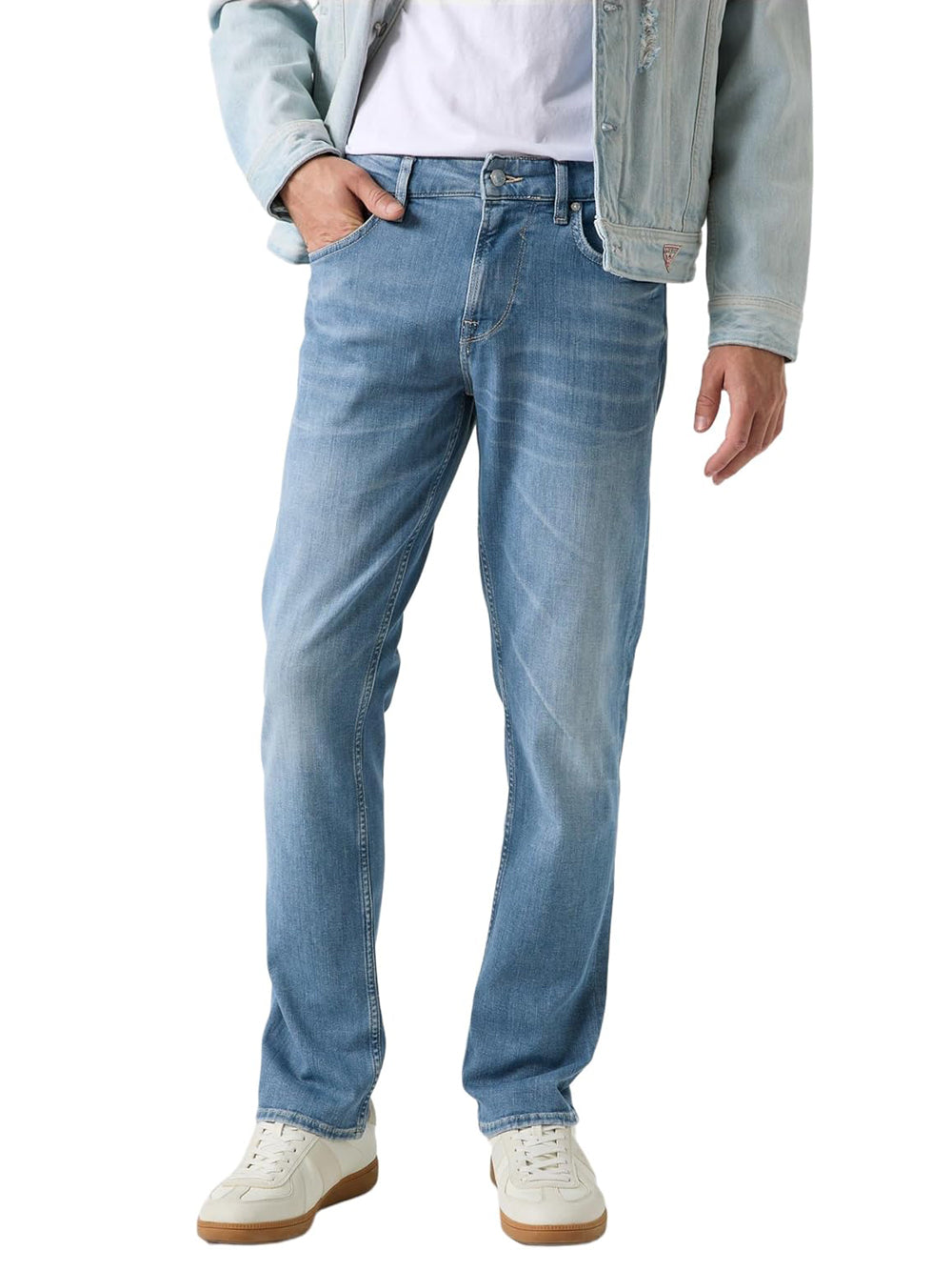 Guess Jeans Uomo Mod. M6RAS2 D6761 TNBU Denim Blu
