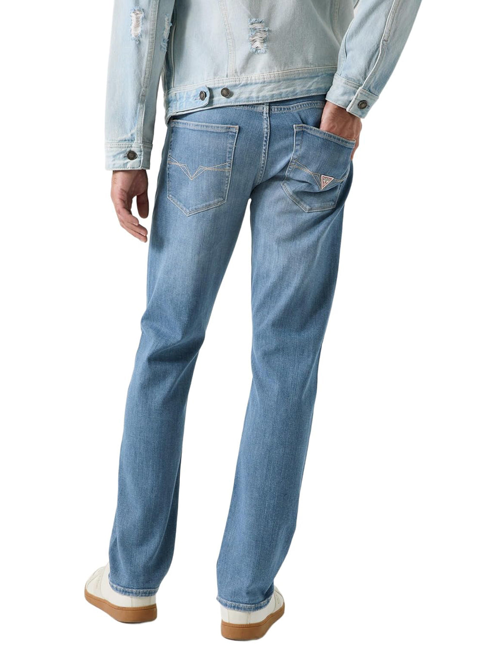Guess Jeans Uomo Mod. M6RAS2 D6761 TNBU Denim Blu