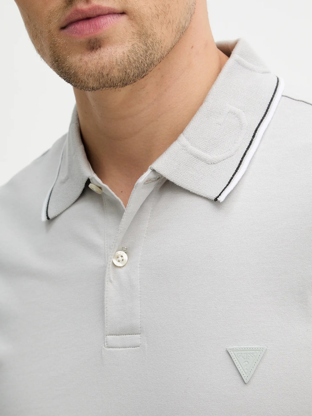 Polo Guess Nolan da Uomo - Grigio