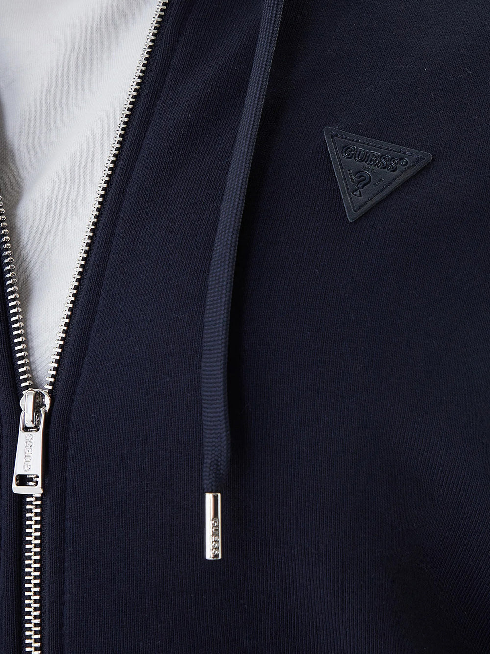 Felpa Zip Guess da Uomo - Blu