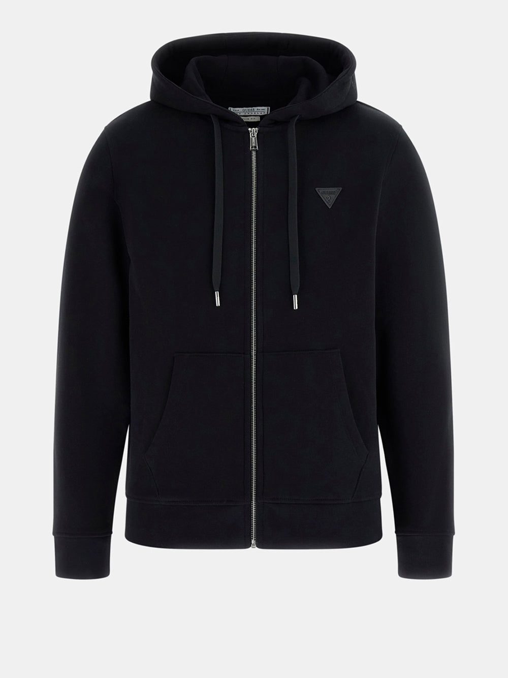 Felpa Zip Guess da Uomo - Nero