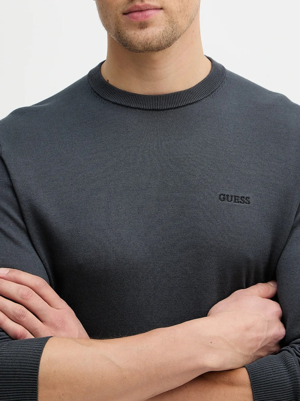 Pullover Guess Kalil da Uomo - Grigio