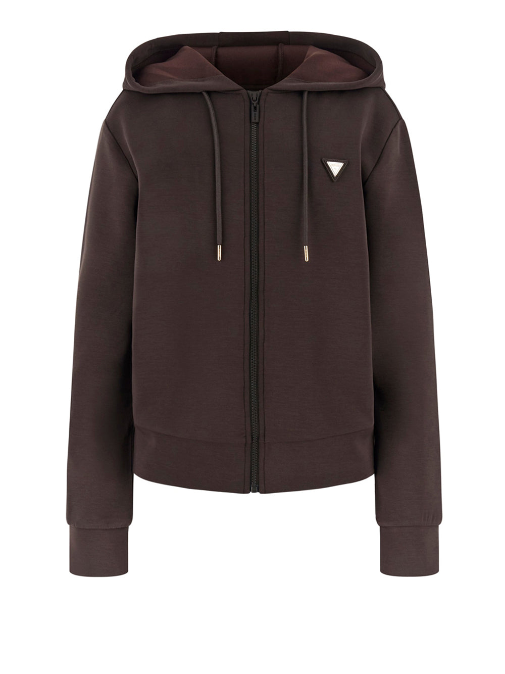 Felpa Cappuccio Olympe Guess da Donna - Marrone