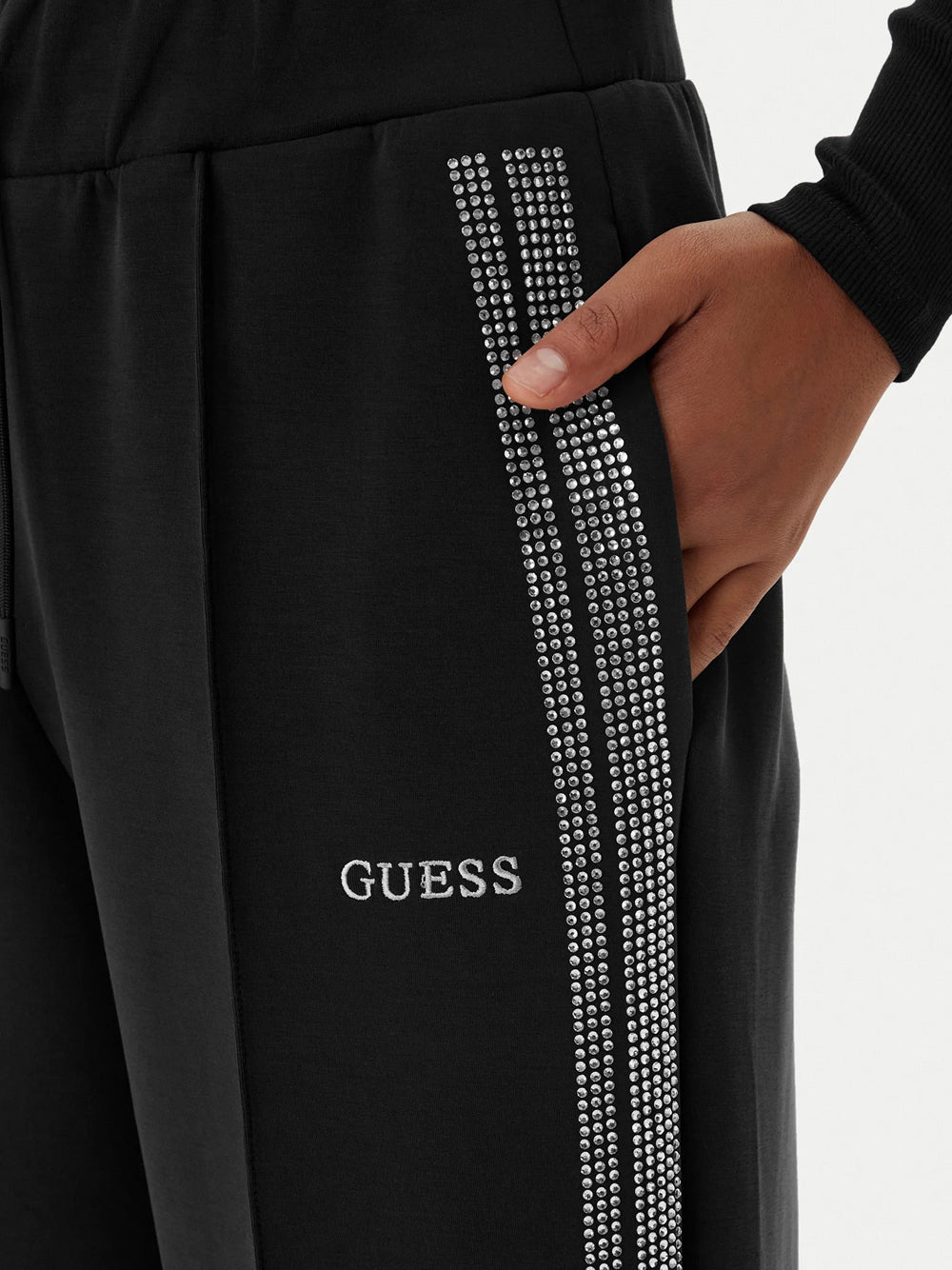 Pantalone Tuta Guess Berthe da Donna - Nero