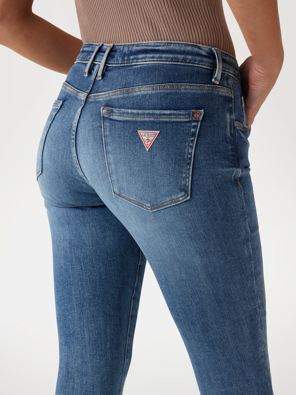 Jeans Skinny Annette Guess da Donna - Denim