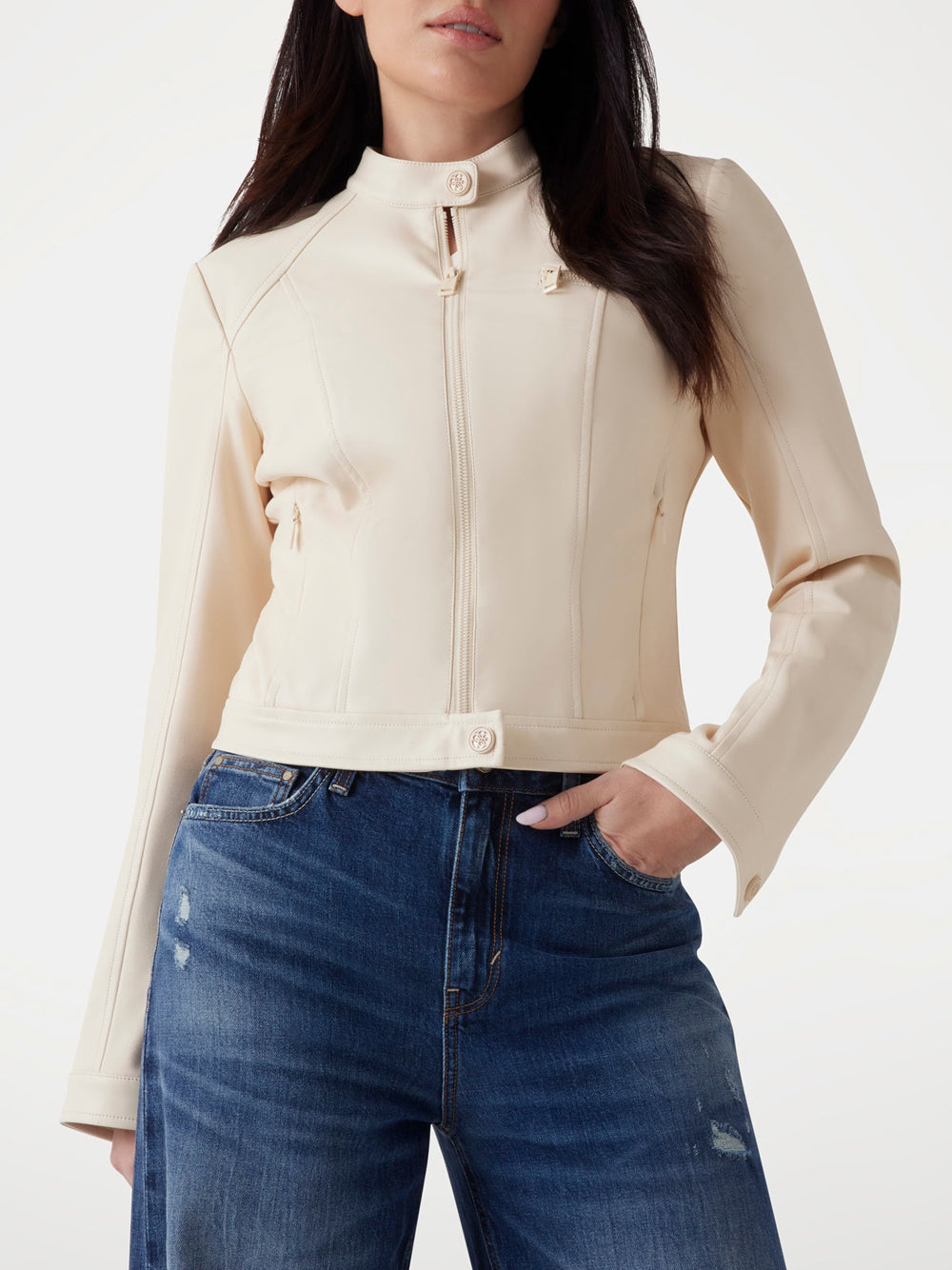 Giubbino Guess New Fiammetta da Donna - Avorio