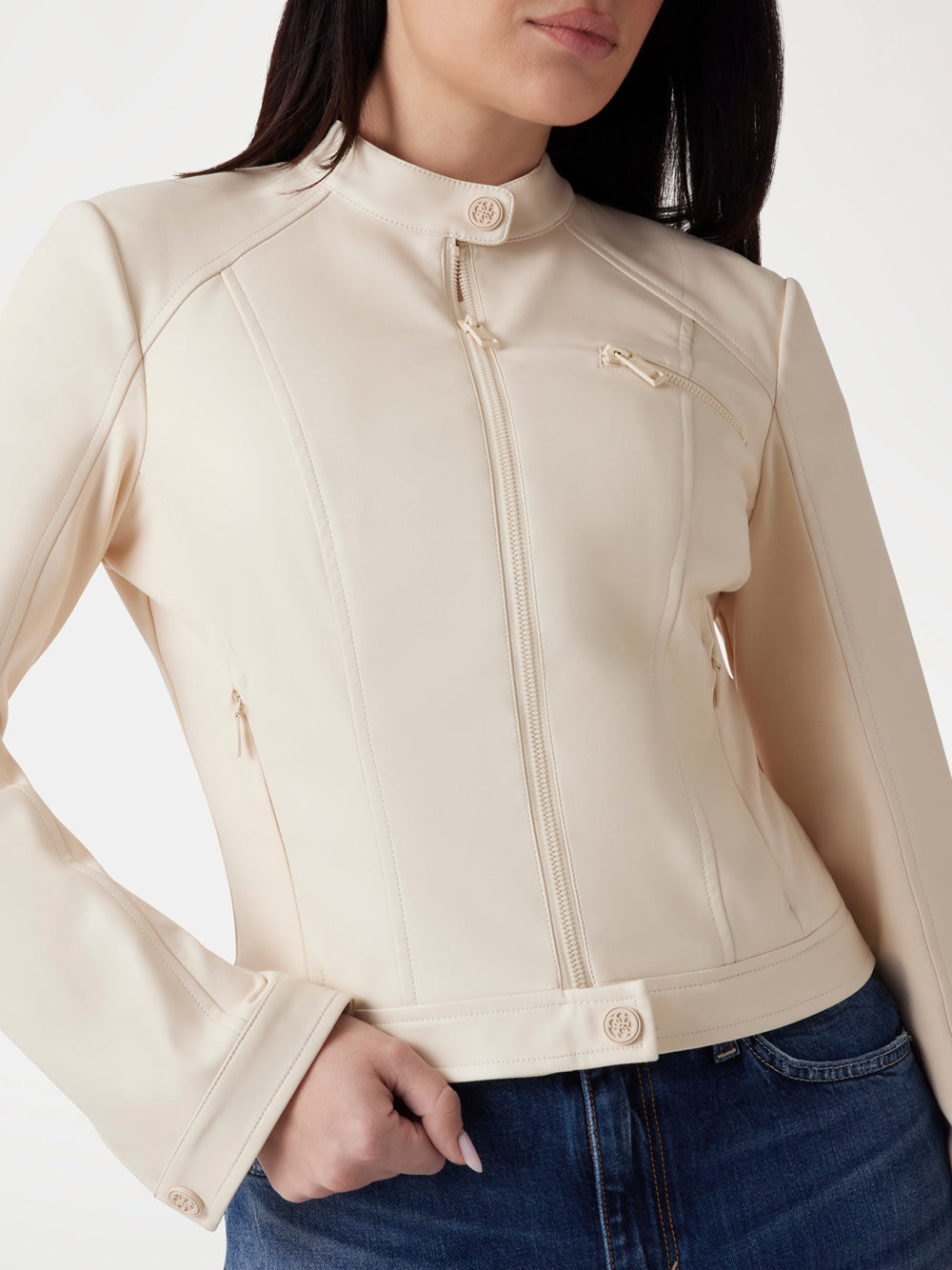 Giubbino Guess New Fiammetta da Donna - Avorio
