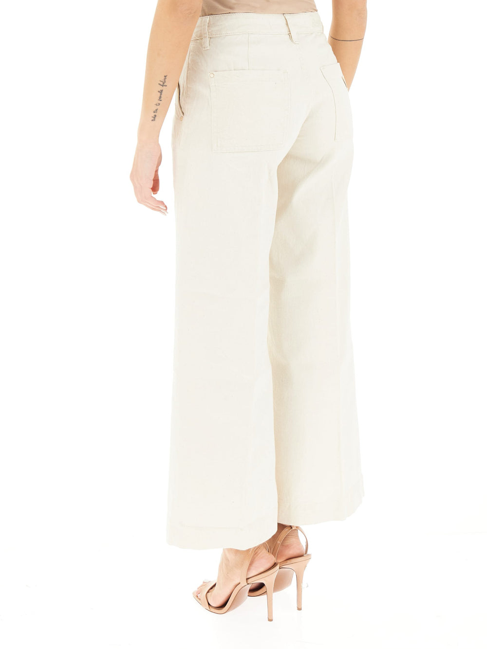 Jeans Wide Guess Zoya da Donna - Bianco