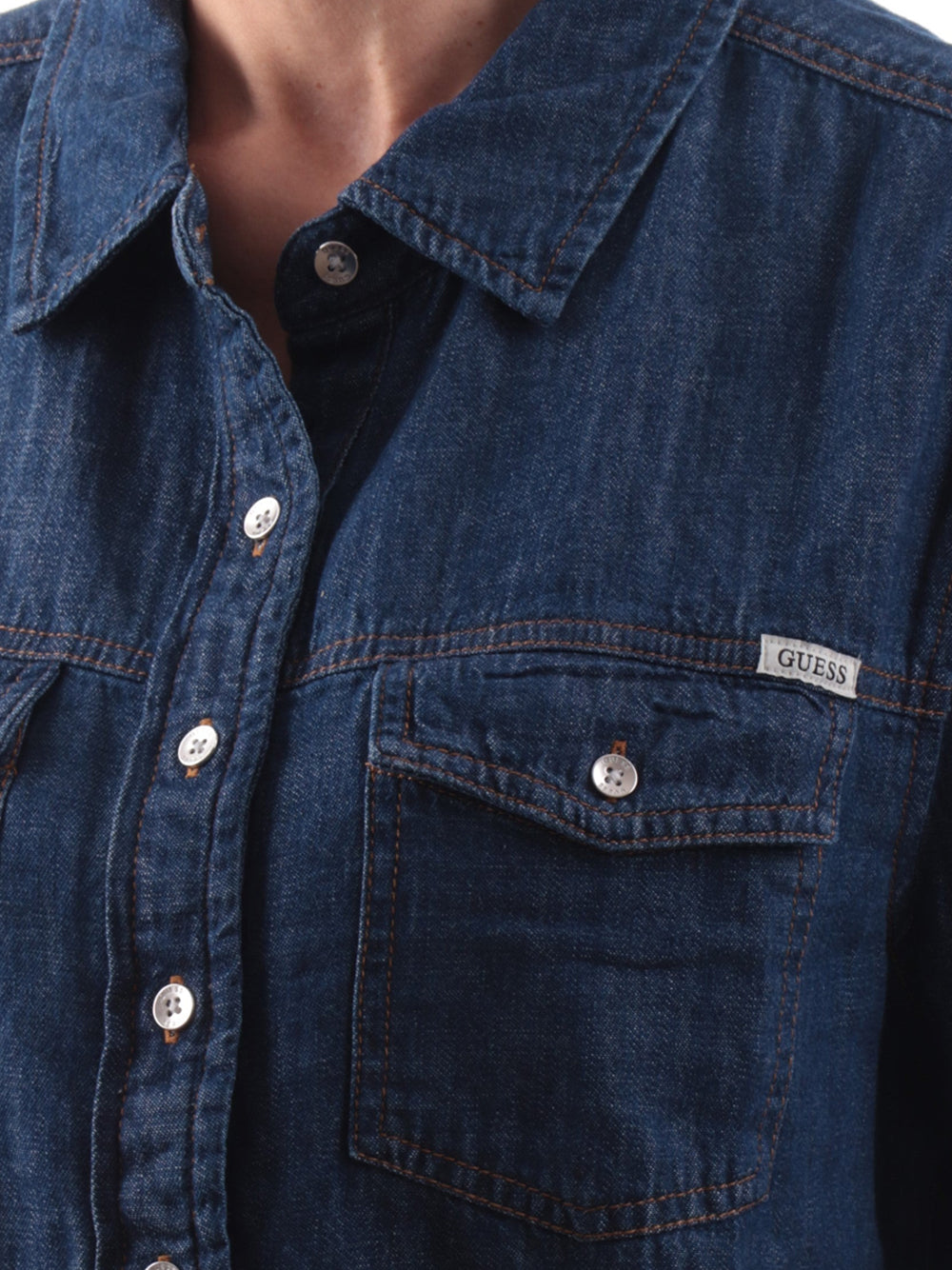 Camicia Jeans Wren Guess da Donna - Denim