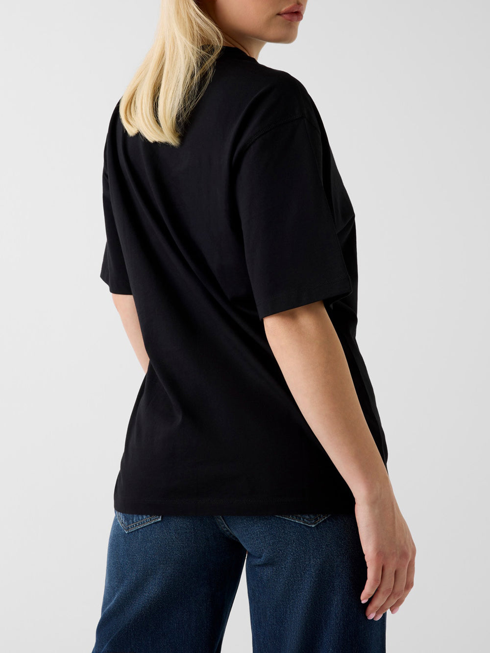 T-shirt Guess Maxi G Studsda Donna - Nero