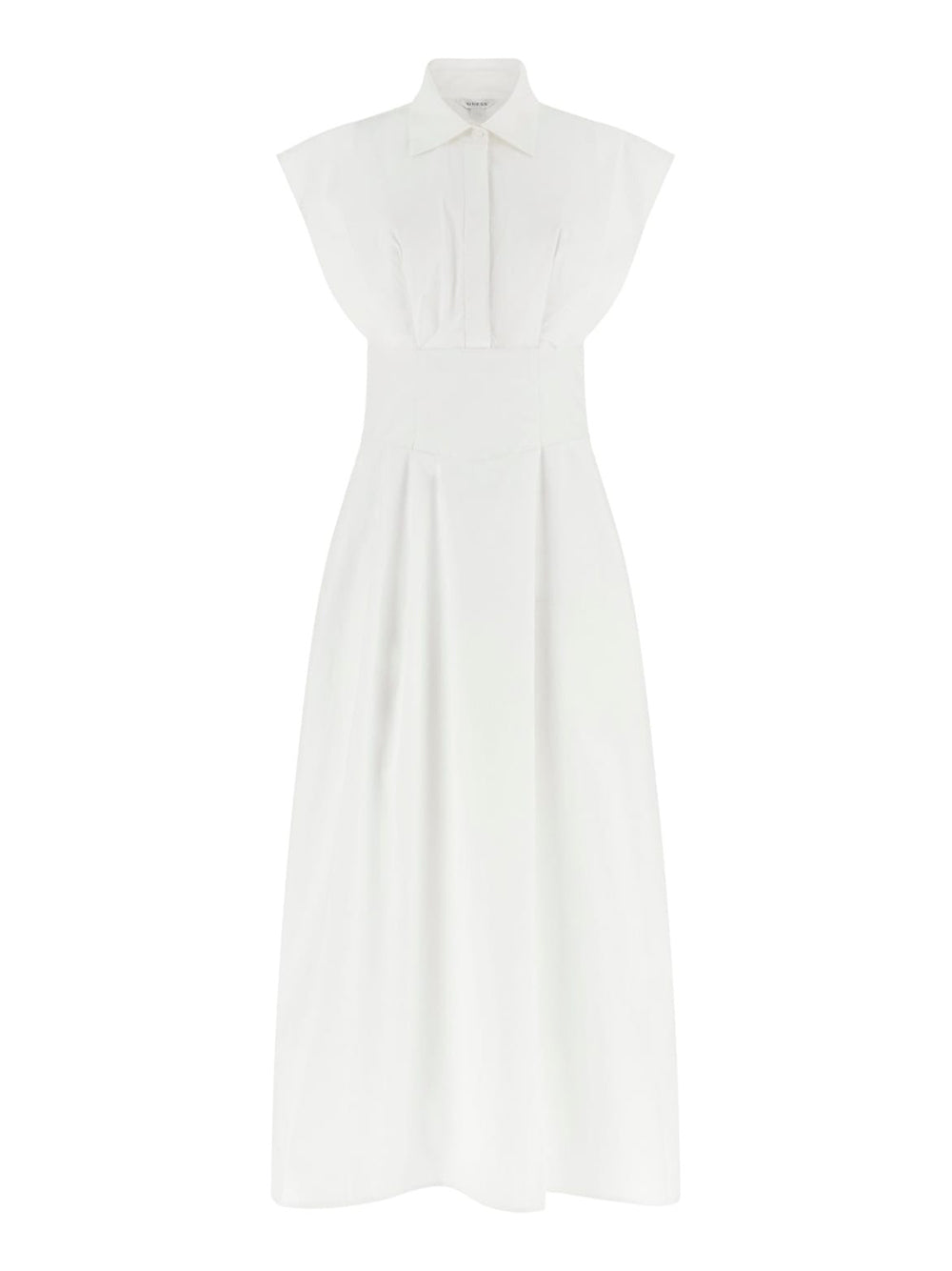 Vestito Longuette Cherry Guess da Donna - Bianco