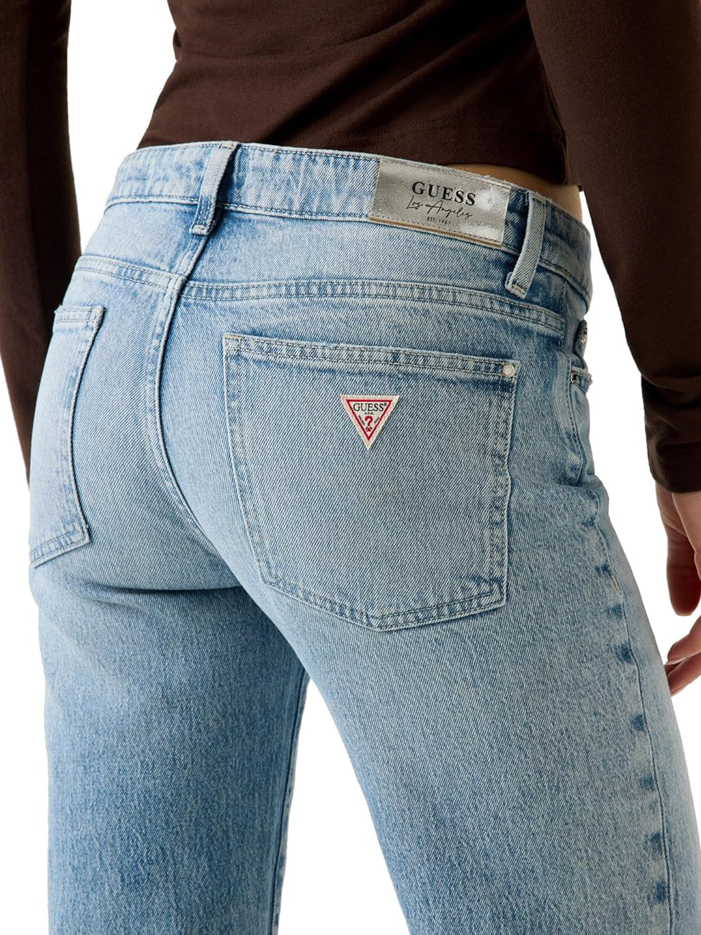 Guess Jeans Donna Mod. W6RA1D D6833 RSP3 Denim Blu