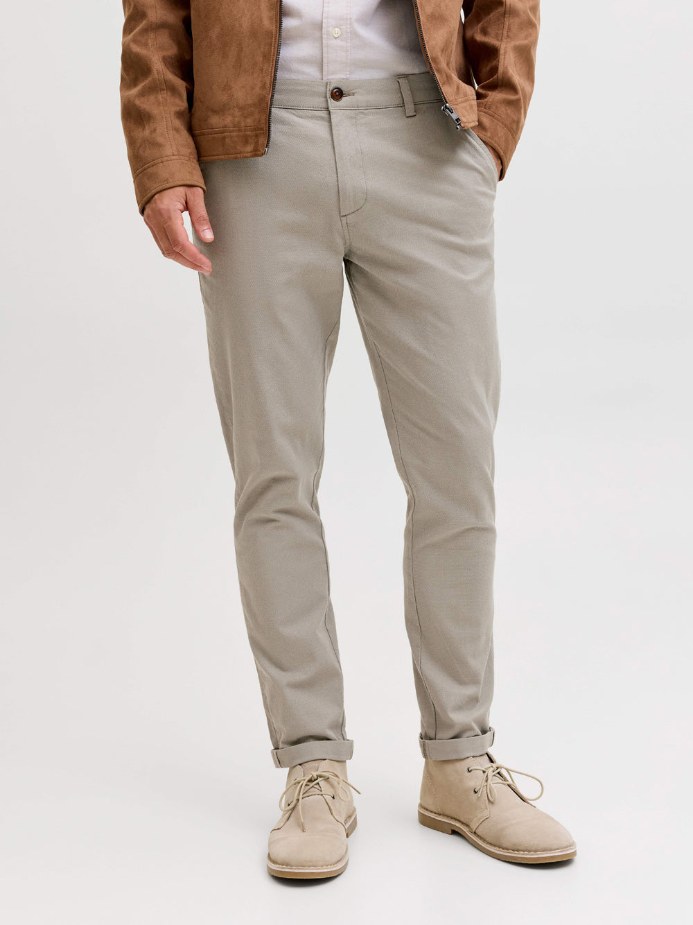 Pantalone Chino Jack e Jones Marco Fury da Uomo - Grigio