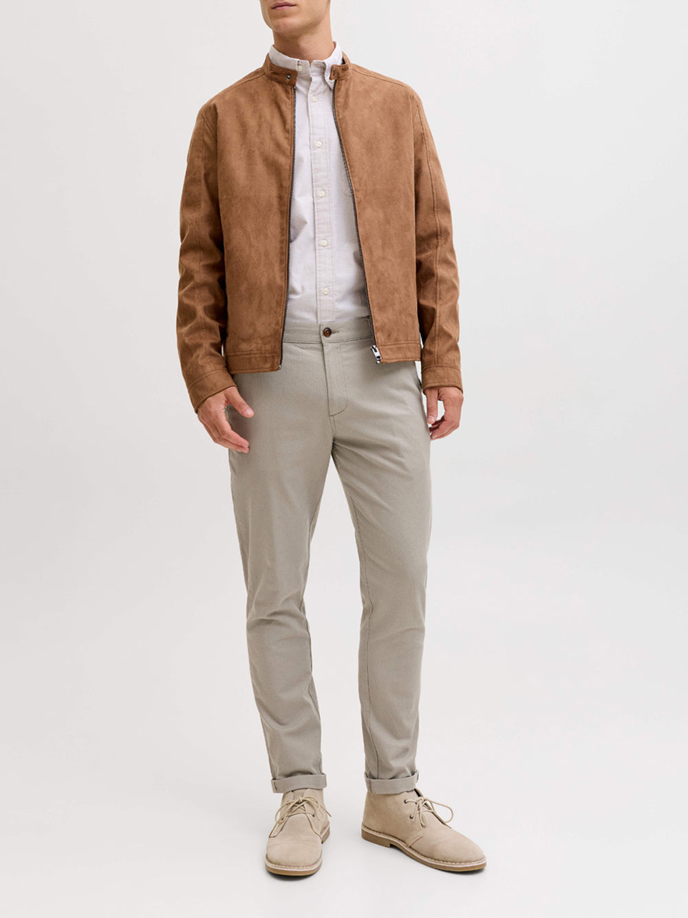Pantalone Chino Jack e Jones Marco Fury da Uomo - Grigio
