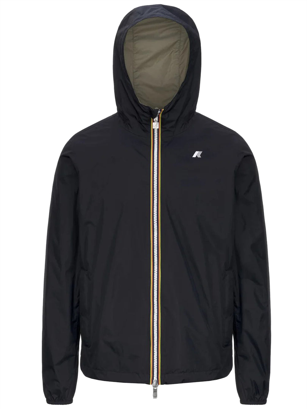 K-Way Giubbotto corto Uomo Mod. K2124EW JAKE PLUS DOUBLE BOR Nero