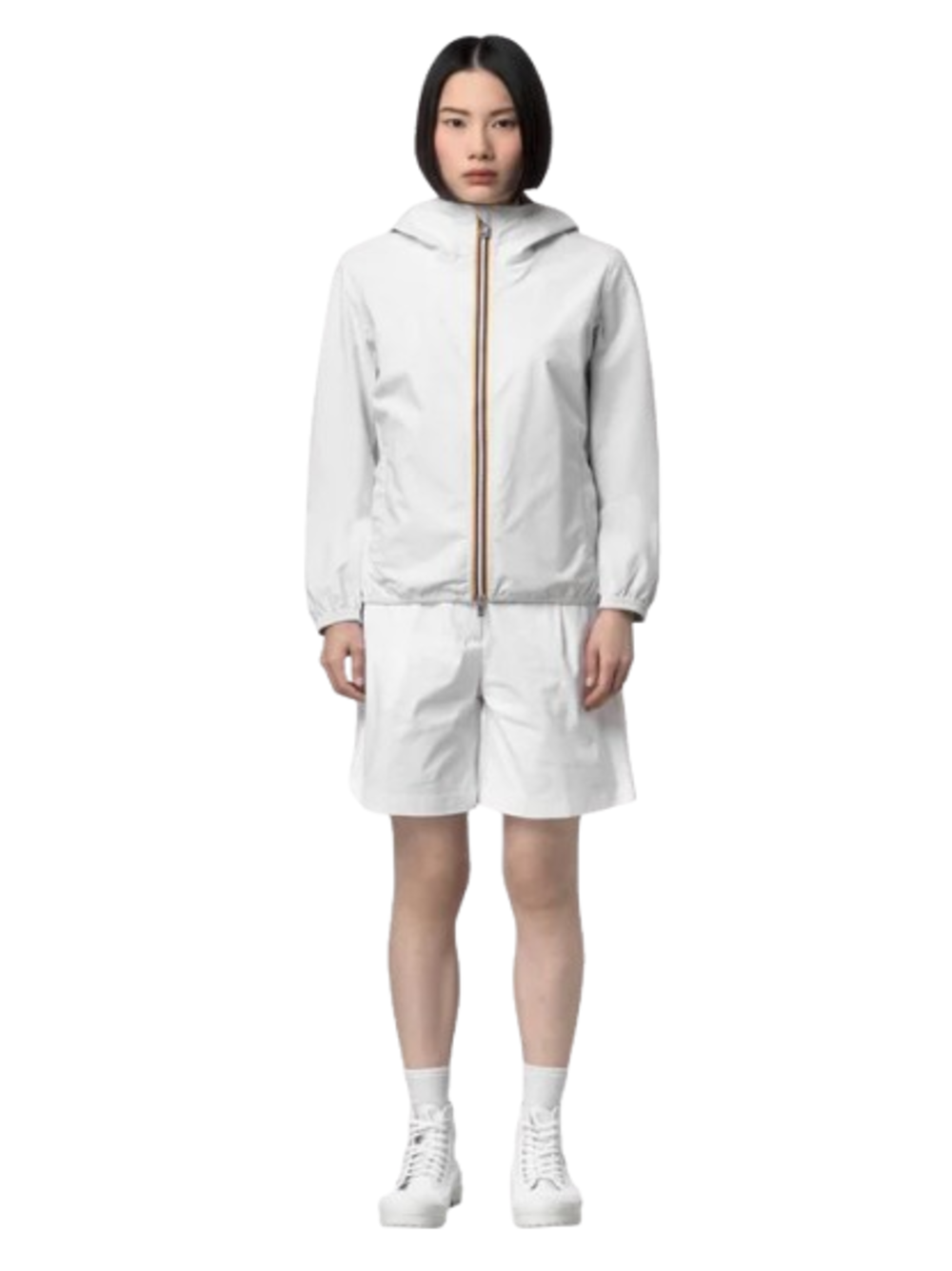K-Way Giubbotto corto Donna Mod. K21346W LIL 2.0 001 Bianco