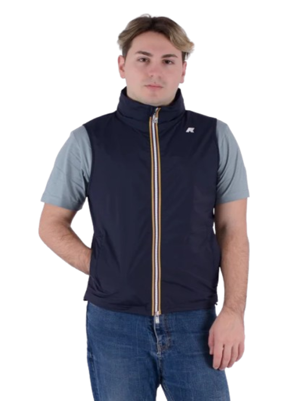 K-Way Smanicato Uomo Mod. K3123TW VALEN STRETCH K89 NAVY Blu