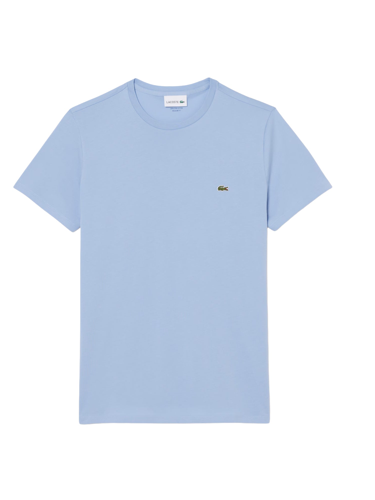 Lacoste T-shirt Uomo Mod. TH6709 PIMA AEY Azzurro Blu
