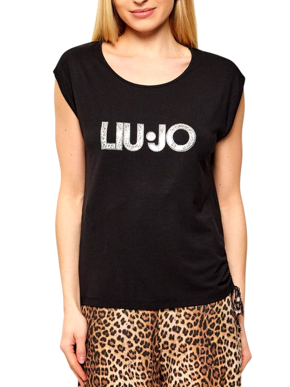Liu Jo Liu Jo T-shirt Donna Mod. VA6047 JS360 Y9908 Nero