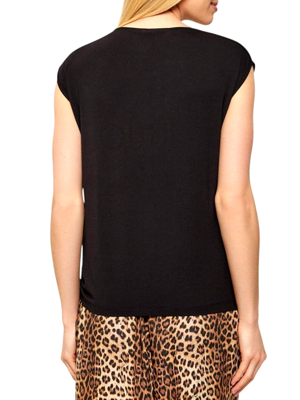 Liu Jo Liu Jo T-shirt Donna Mod. VA6047 JS360 Y9908 Nero